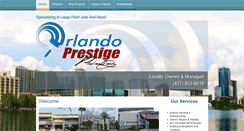 Desktop Screenshot of orlandoprestigepainting.com