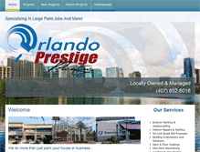 Tablet Screenshot of orlandoprestigepainting.com